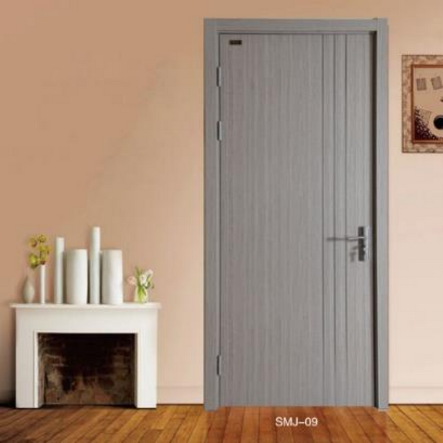 High quality waterproof and soundproof customized all wood plastic home door
