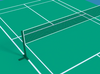 Badminton court PVC rubber mat