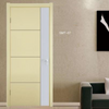 Hotel indoor sliding waterproof bathroom wood plastic door