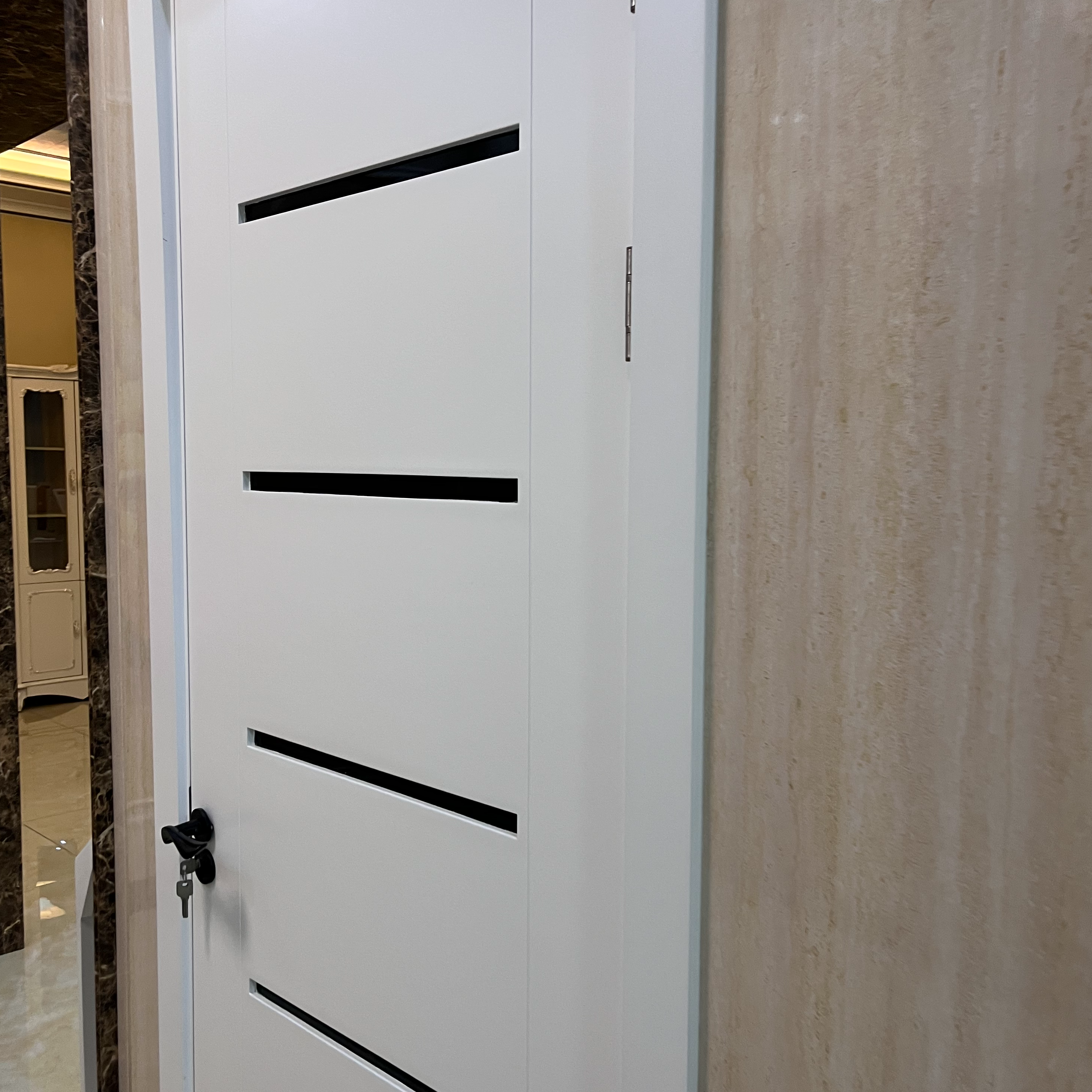 Moisture Proof WPC Door for Public Spaces