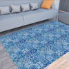 Geometric Pattern PVC Carpet for Household Area